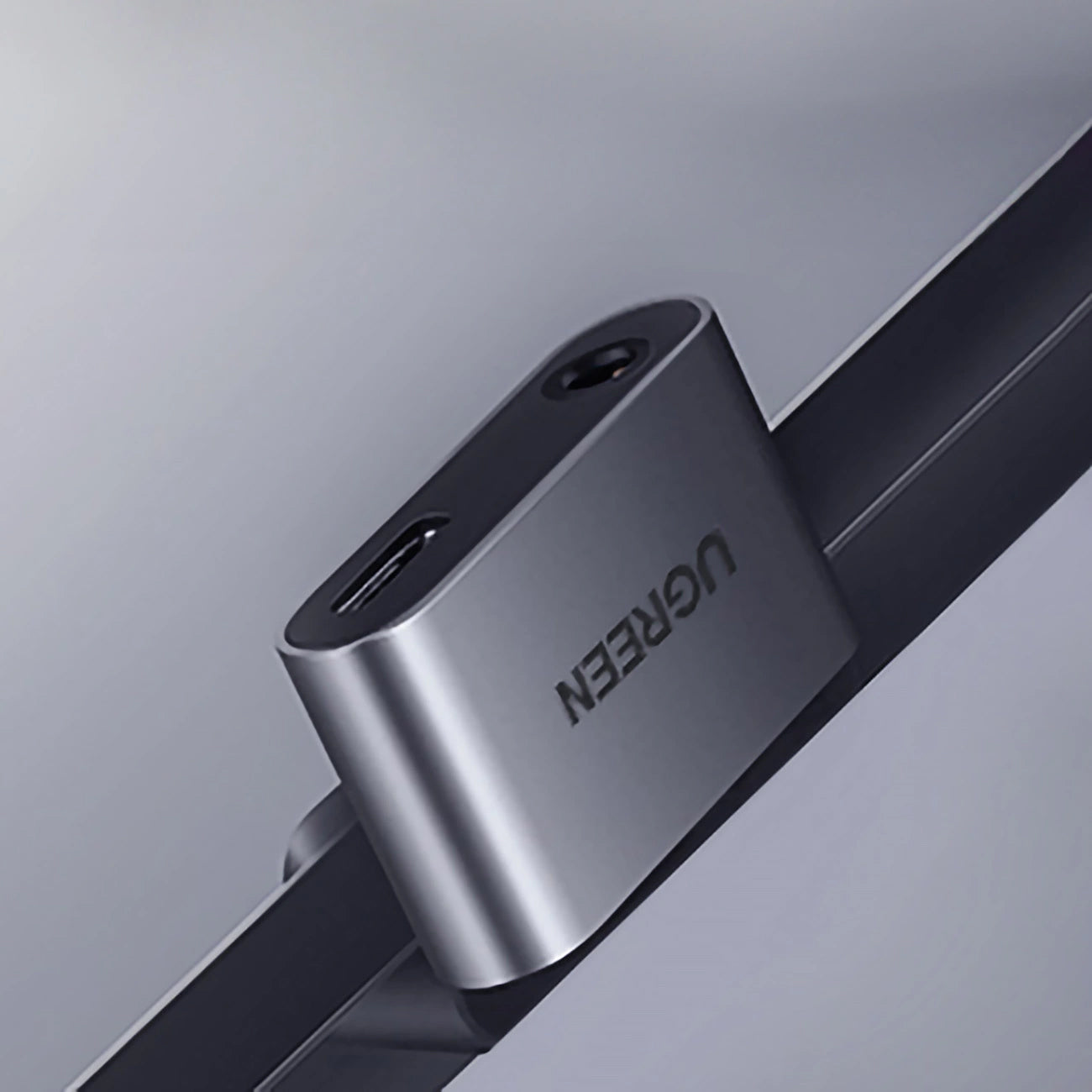 USB-C to 3.5mm / USB-C UGREEN CM193 Audio Adapter, Gray