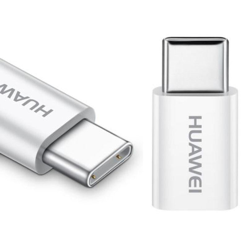 microUSB Data and Charging Adapter - USB-C Huawei AP52, White 4071259