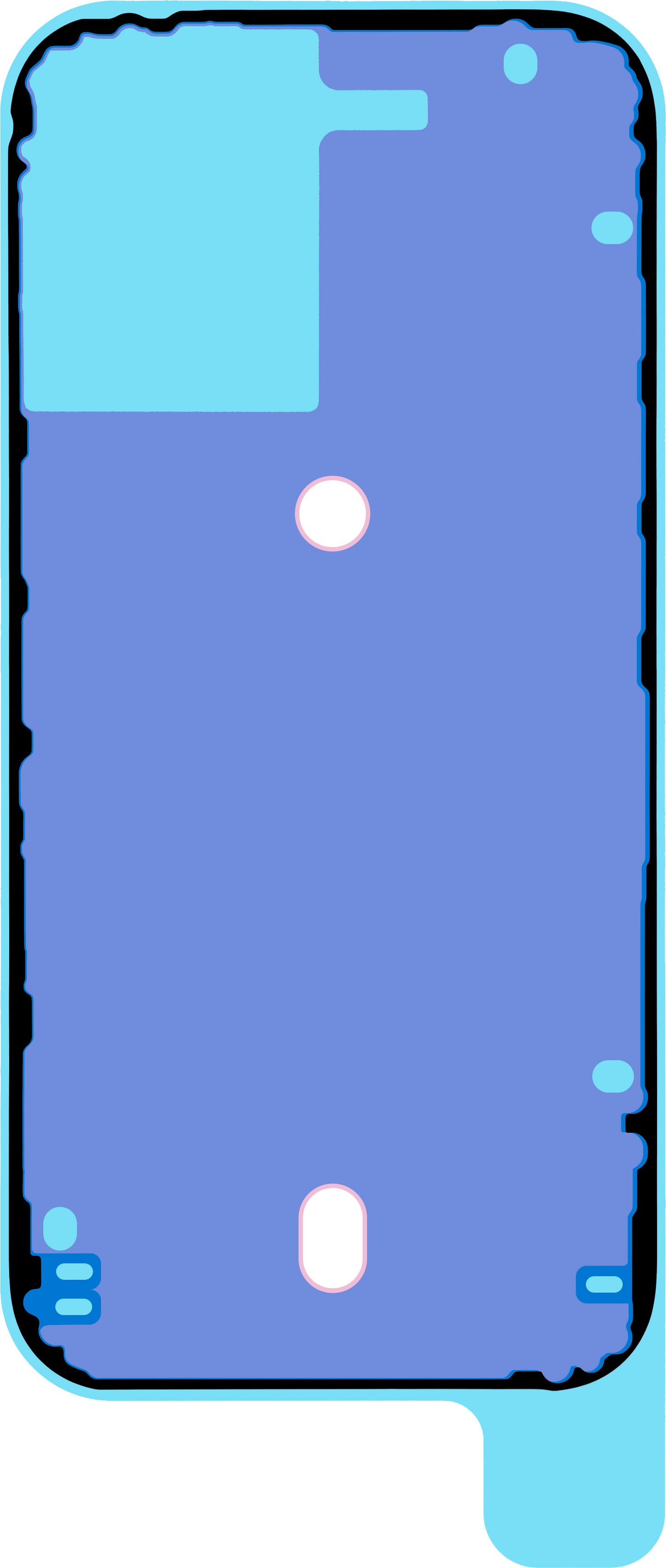 Apple iPhone 17 Battery Cover Adhesive, Service Pack 923-12868