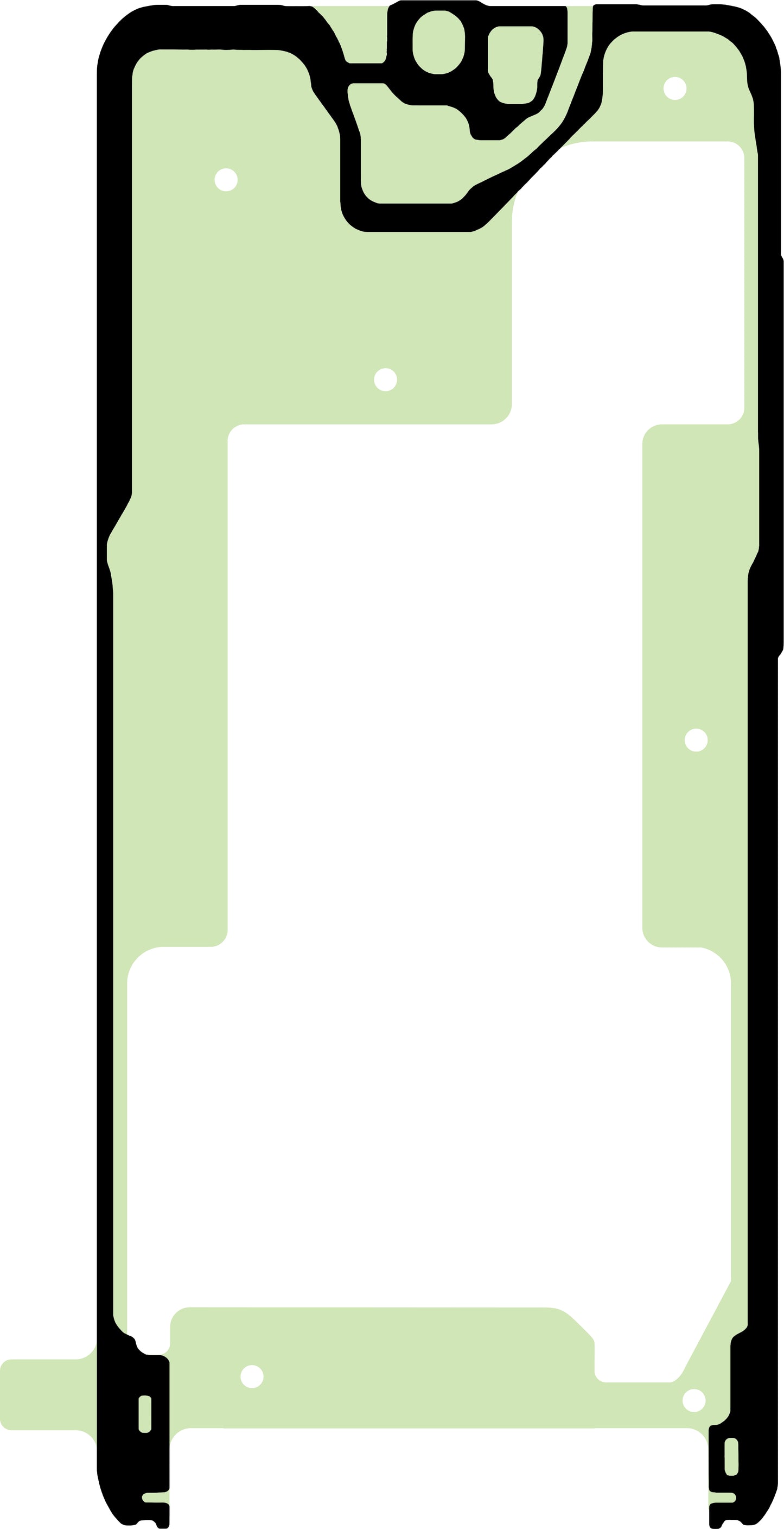 Samsung Galaxy S20+ 5G G986 / S20+ G985 Display Adhesive, Service Pack GH02-19782A