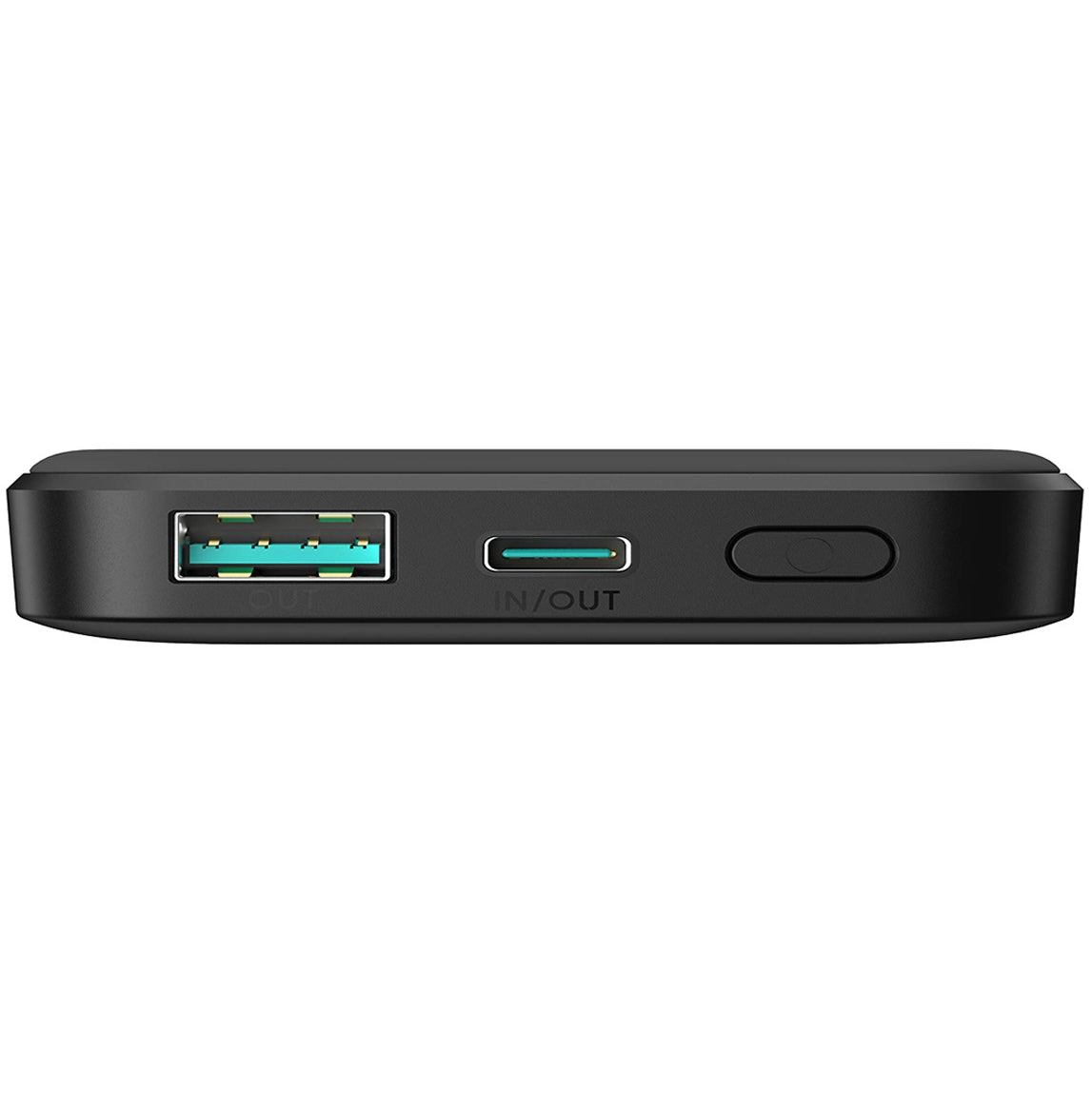 Joyroom JR-W020 Mini Wireless External Battery, 5000mAh, 20W, QC + PD + FQI, 1 x QI - 1 x USB-A - 1 x USB-C, Black