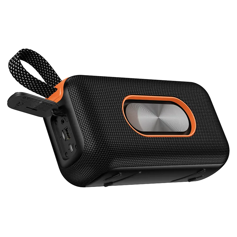 HOCO HC32 Portable Bluetooth Speaker, 2 x 10W, TWS, RGB, Black