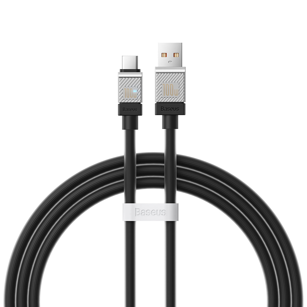 Baseus CoolPlay USB-A to USB-C Data and Charging Cable, 100W, 1m, Black CAKW000601