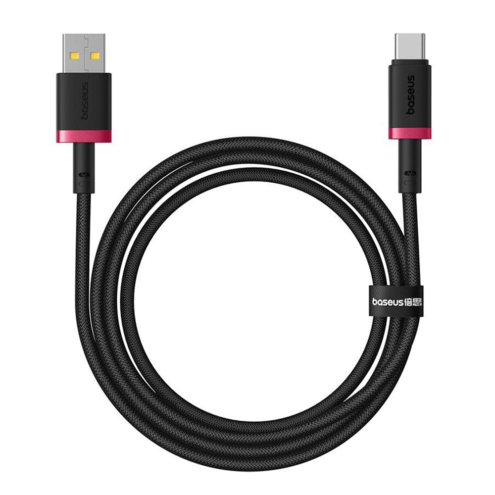 USB-A to USB-C Data and Charging Cable Baseus Dura Series, 60W, 1m, Red P10377802U01-01