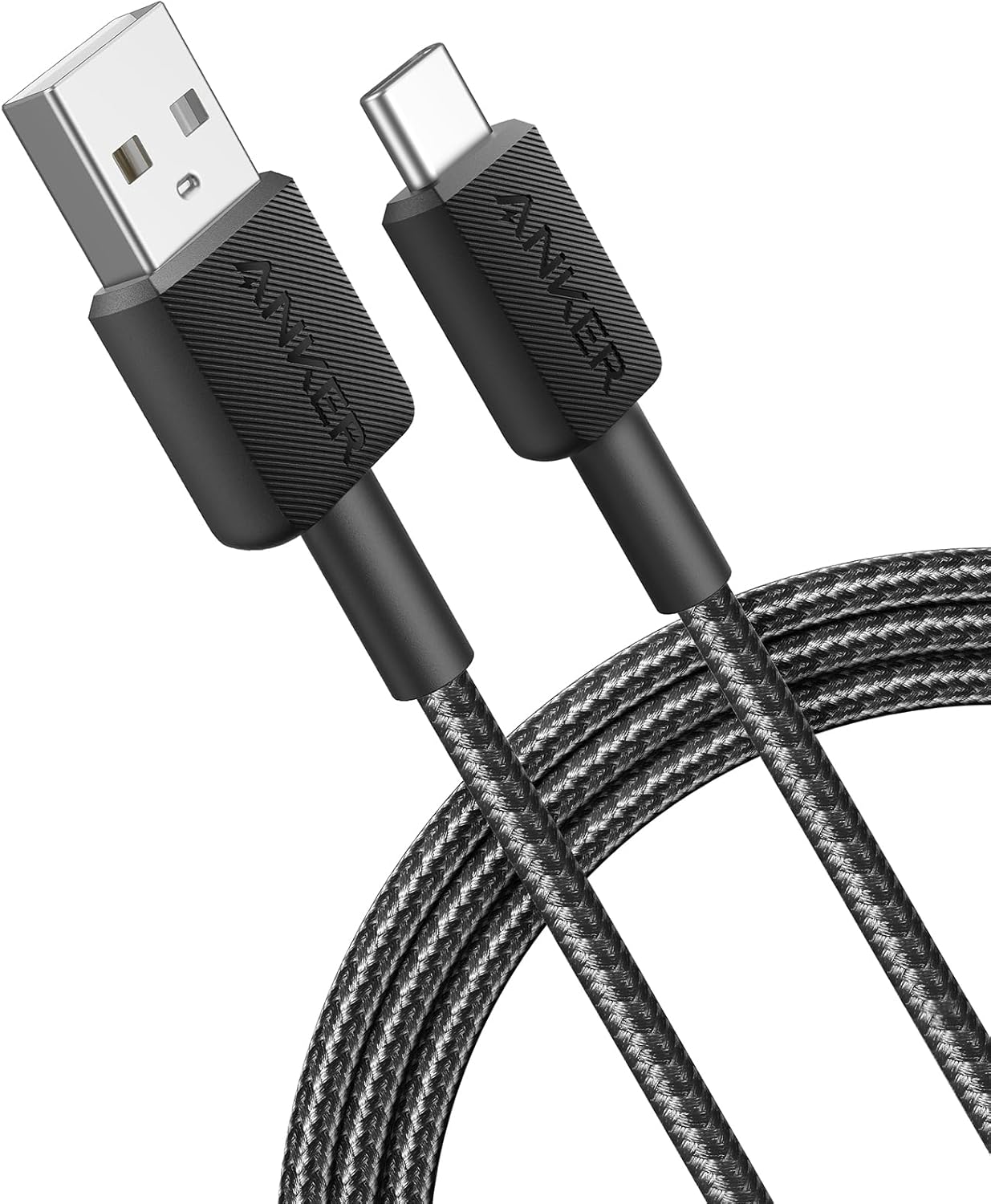 Anker 322 USB-A to USB-C Data and Charging Cable, 18W, 0.9m, Black A81H5G11