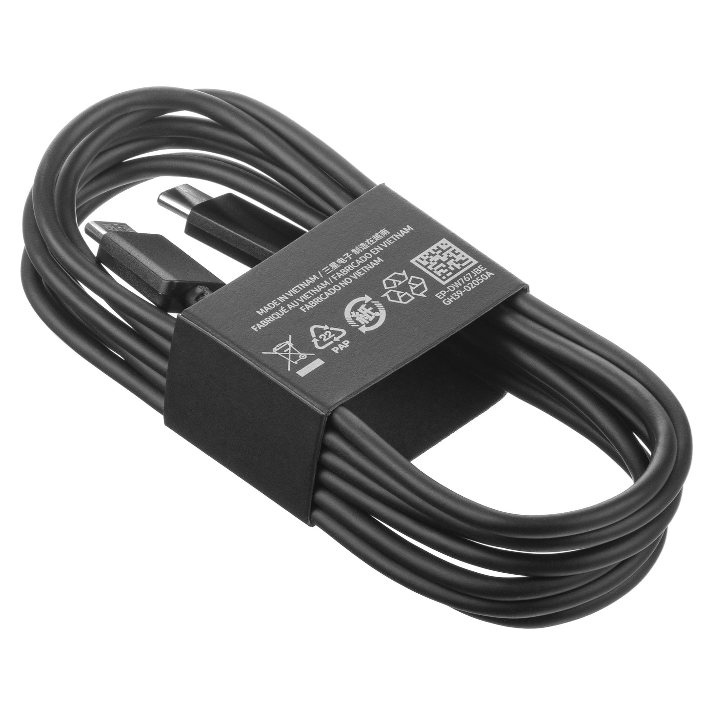 USB-C Data and Charging Cable - USB-C Samsung EP-DW767JBE, 25W, 1.8m, Black GP-TOU021RFCBW