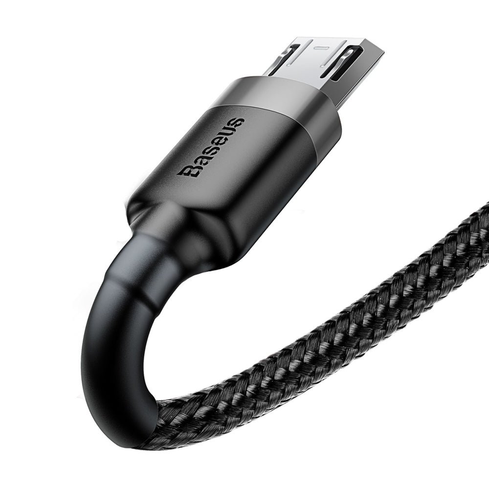 Data and Charging Cable USB-A - microUSB Baseus Cafule, 18W, 1m, Grey CAMKLF-BG1
