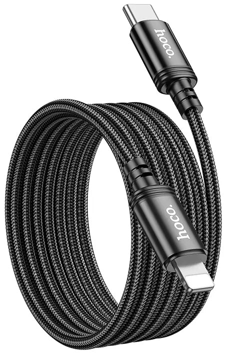 USB-C to Lightning Data and Charging Cable HOCO X89, 27W, 2m, Black