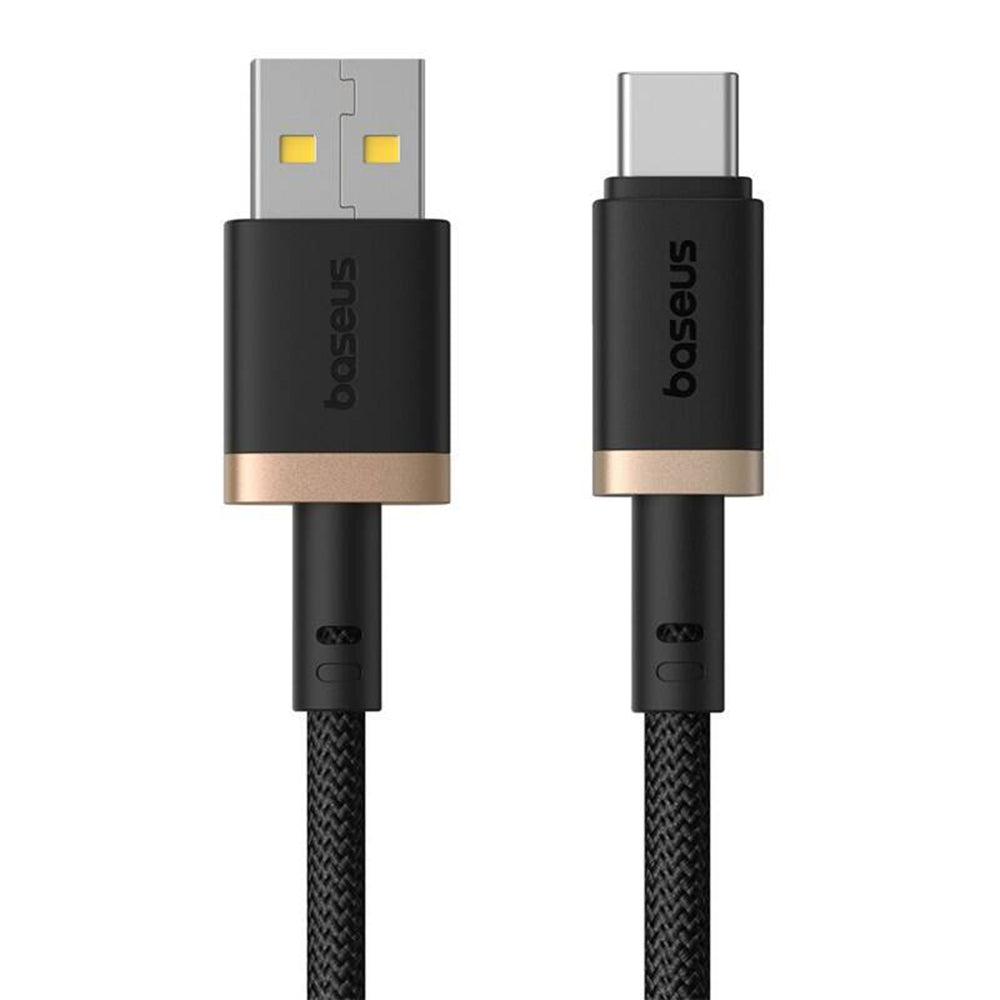USB-A to USB-C Data and Charging Cable Baseus Dura Series, 60W, 2m, Gold P10377802U01-02