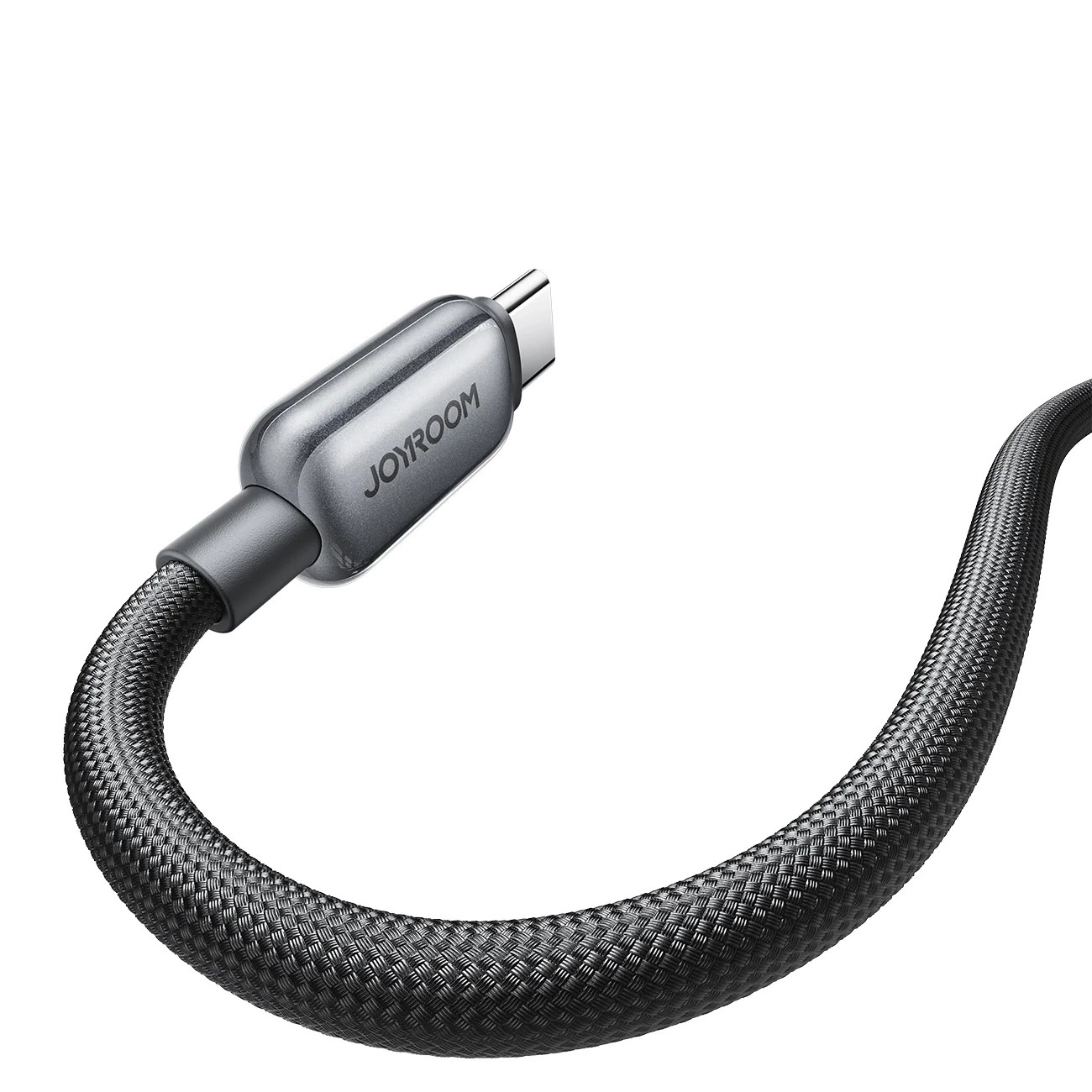 USB-A to Lightning Data and Charging Cable Joyroom S-A55 StarFlight Display, 18W, 1.2m, Black