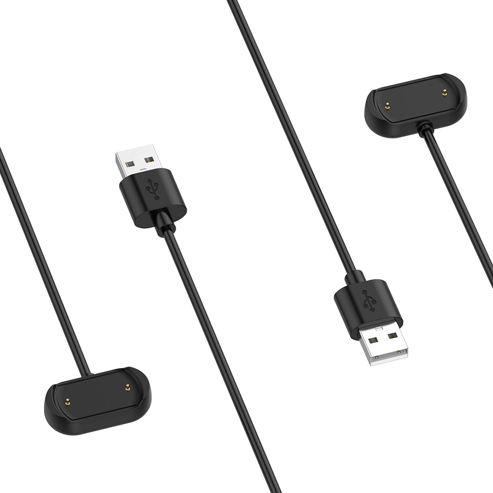 Techsuit THA3 Charging Cable for Amazfit Watch Series, USB-A, Black