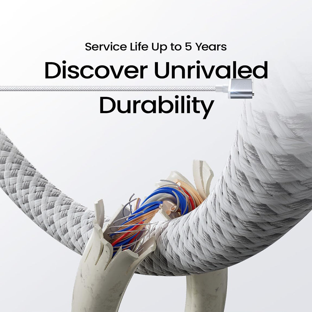 USB-C Charging Cable - MagSafe 3 Lisen, 140W, 2m, Silver YL0123070001