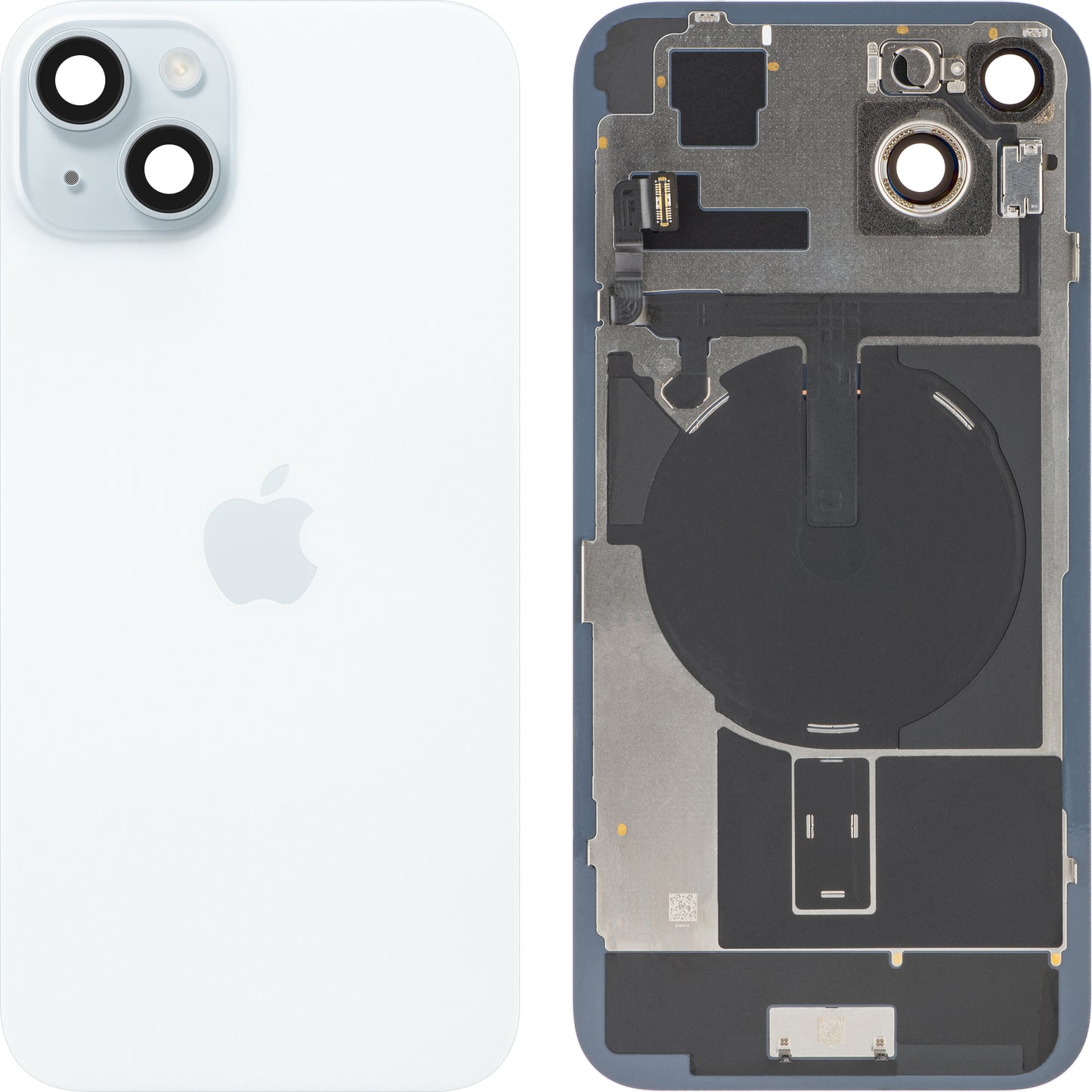 Apple iPhone 15 Plus Battery Cover, Blue, Premium Swap