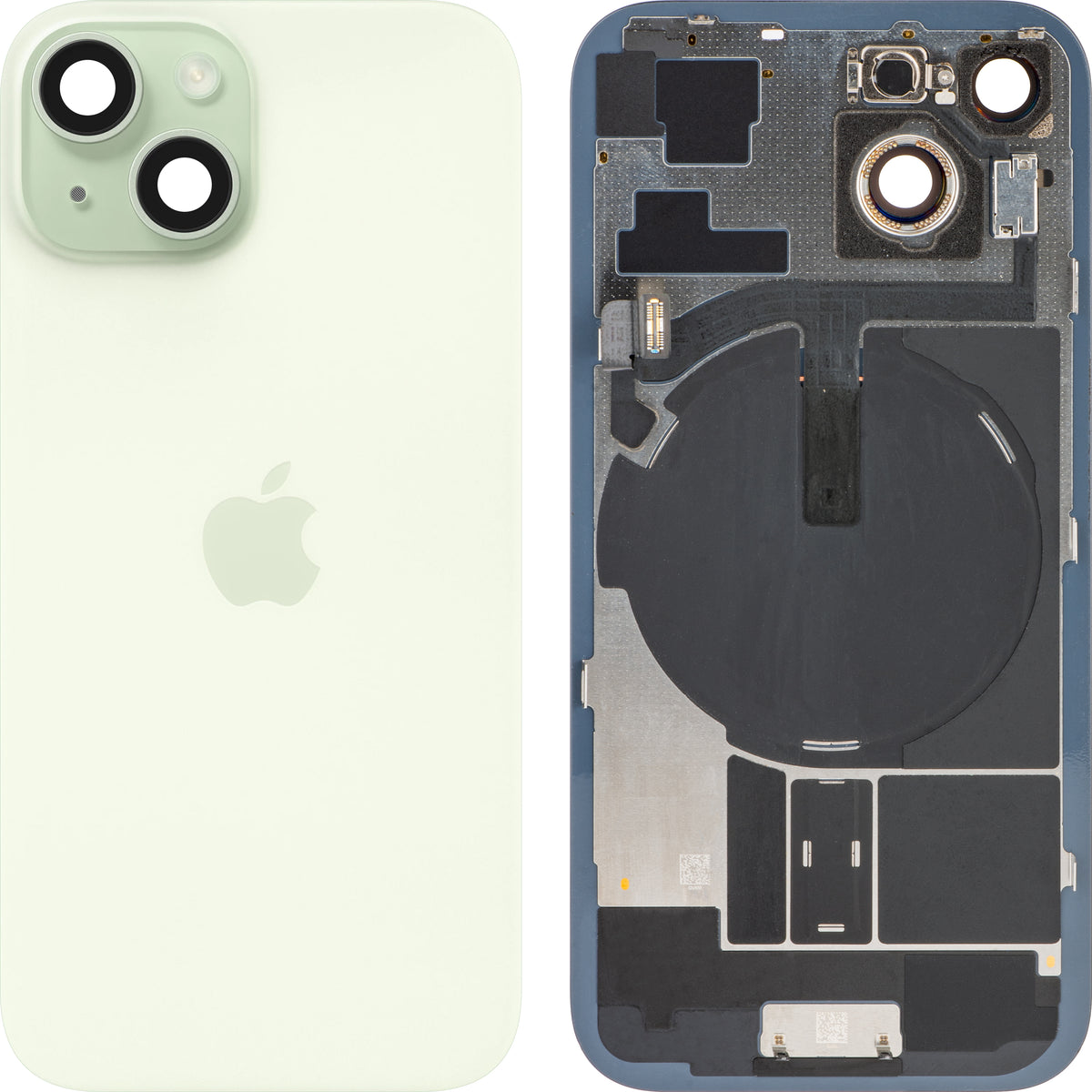Apple iPhone 15 Battery Cover, Green, Premium Swap