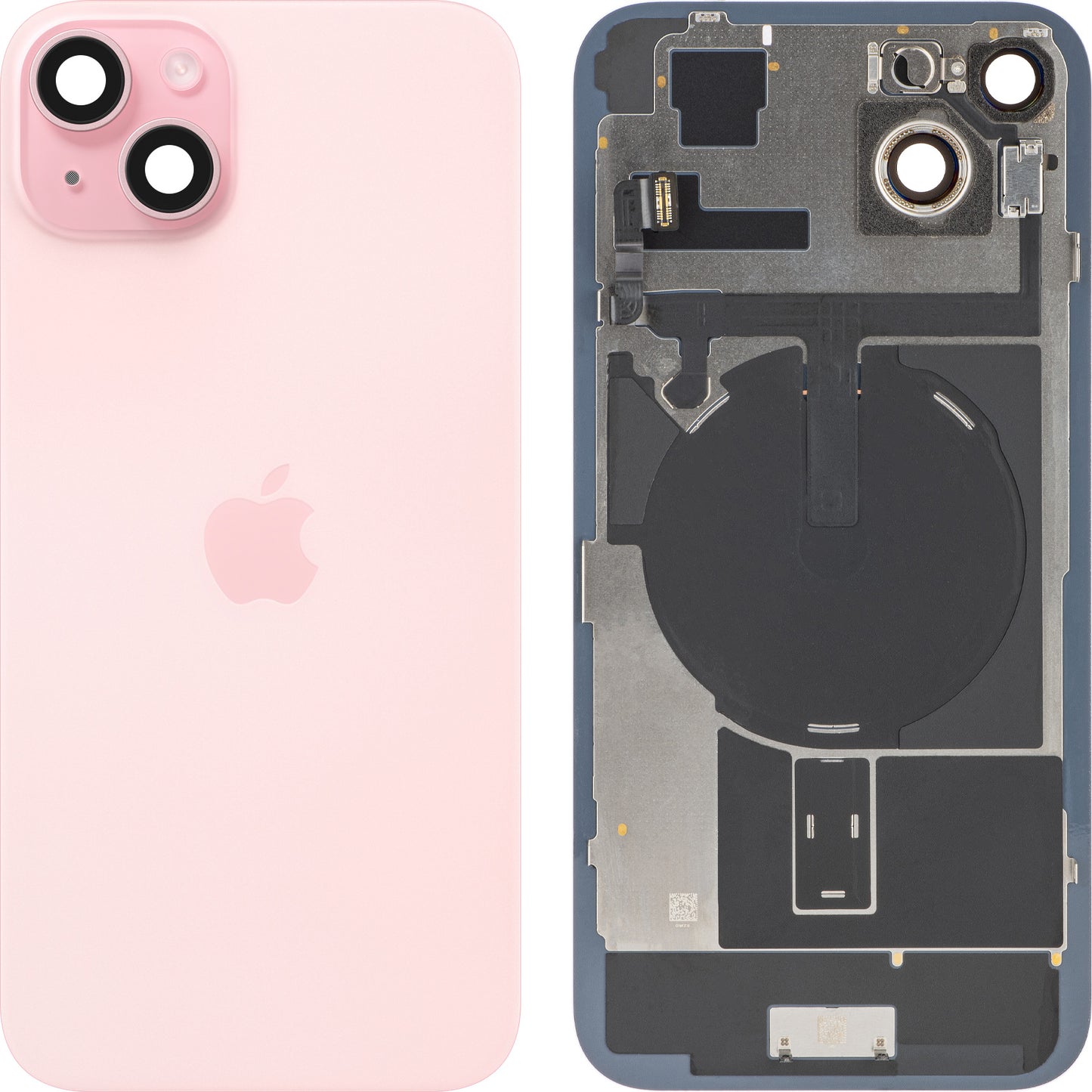 Apple iPhone 15 Plus Battery Cover, Pink, Swap