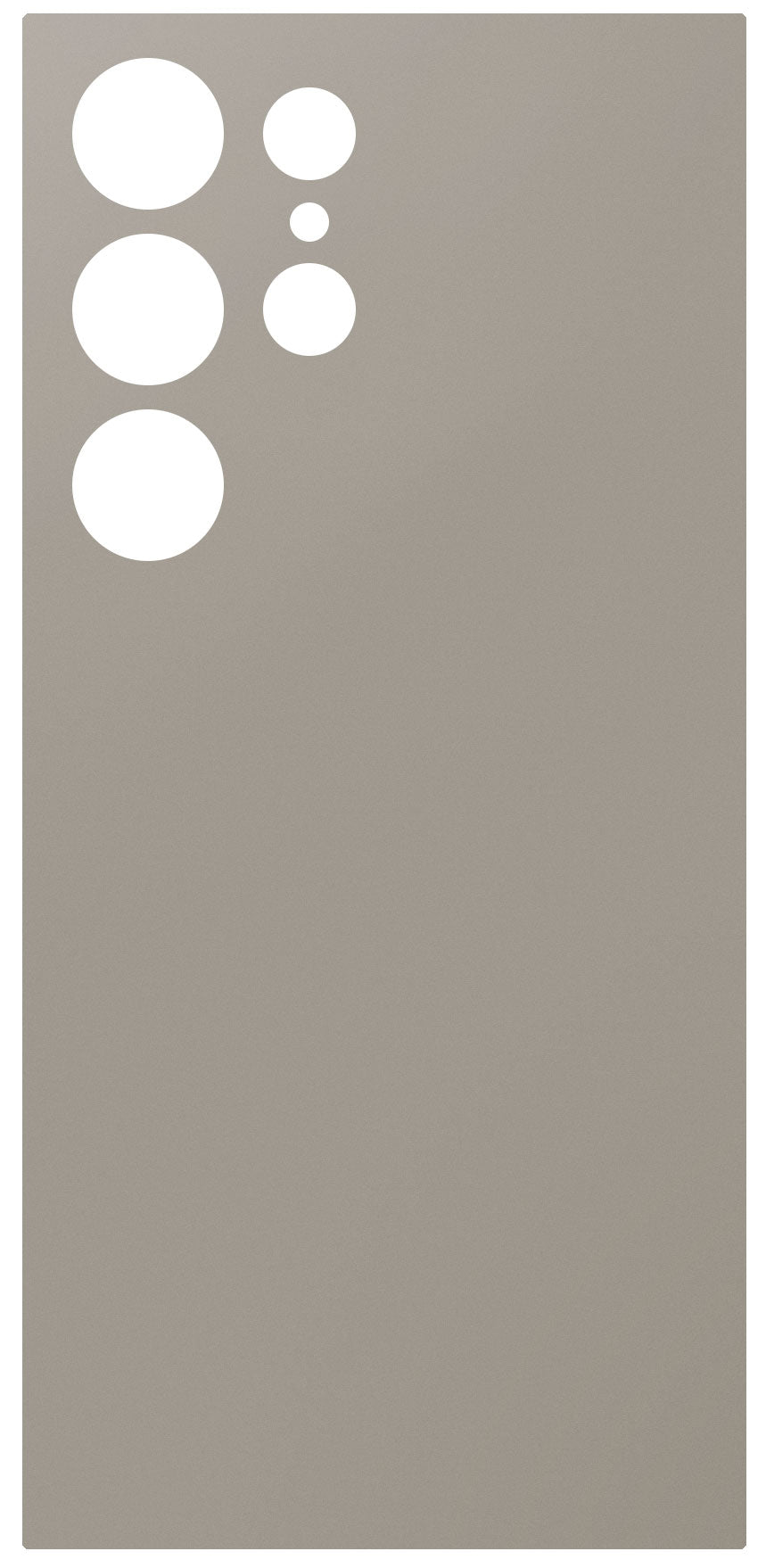 Battery Cover compatible with Samsung Galaxy S24 Ultra S928, Gray