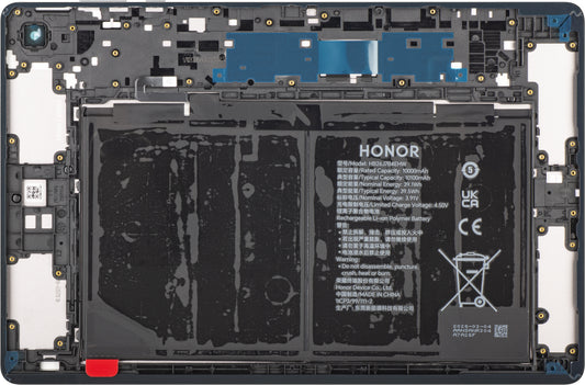 Battery Cover with Battery Honor Pad X8b, Wi-Fi Version, Gray (Space Gray), Service Pack 0235ASTU