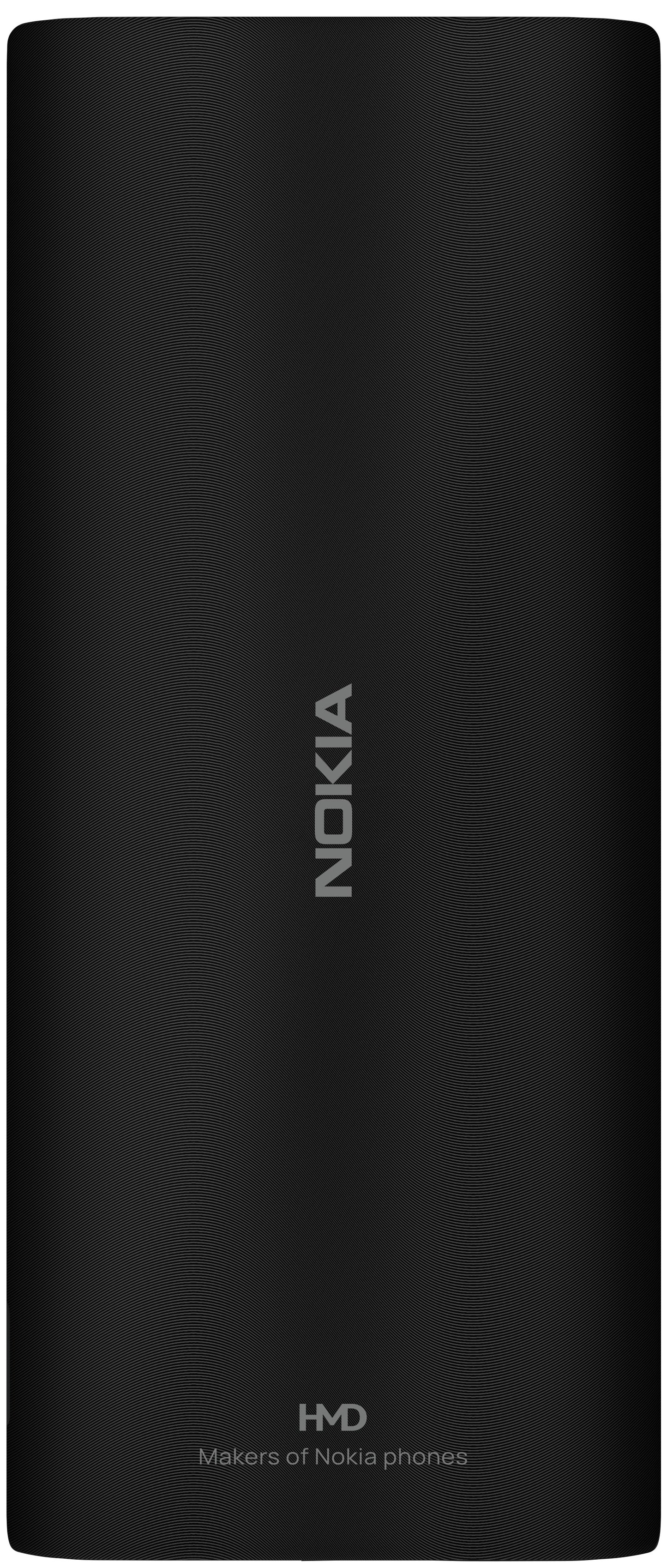Battery Cover HMD 105 / Nokia 105 (2024), Black, Service Pack SP20Z17Z3241S