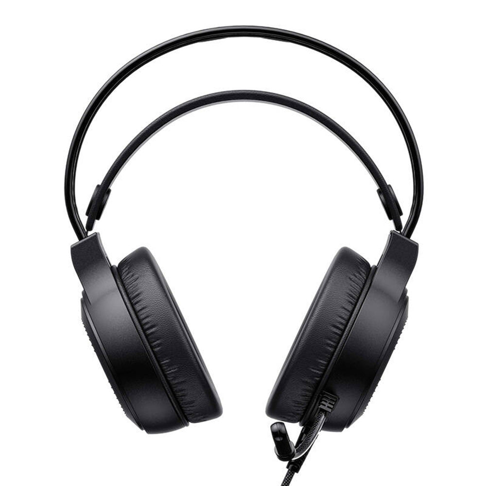 Gaming Headphones 3.5mm HAVIT H2040d, RGB, 2.1m, Black