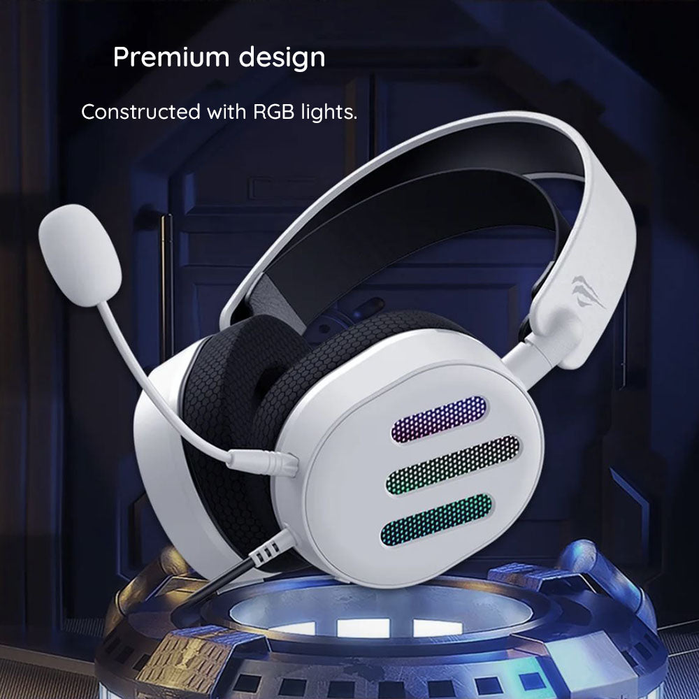 HAVIT H2038U USB Gaming Headset, 2m, Black