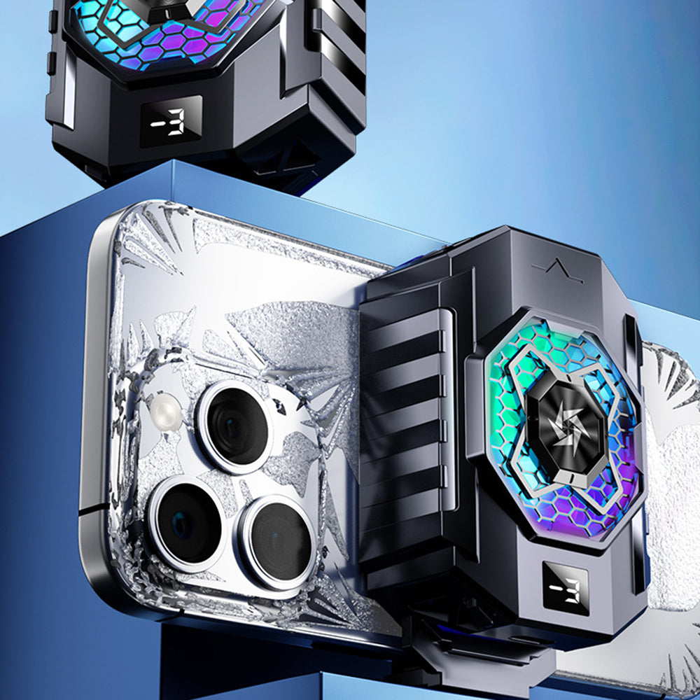 Techsuit SL31 Gaming Phone Cooler, Black