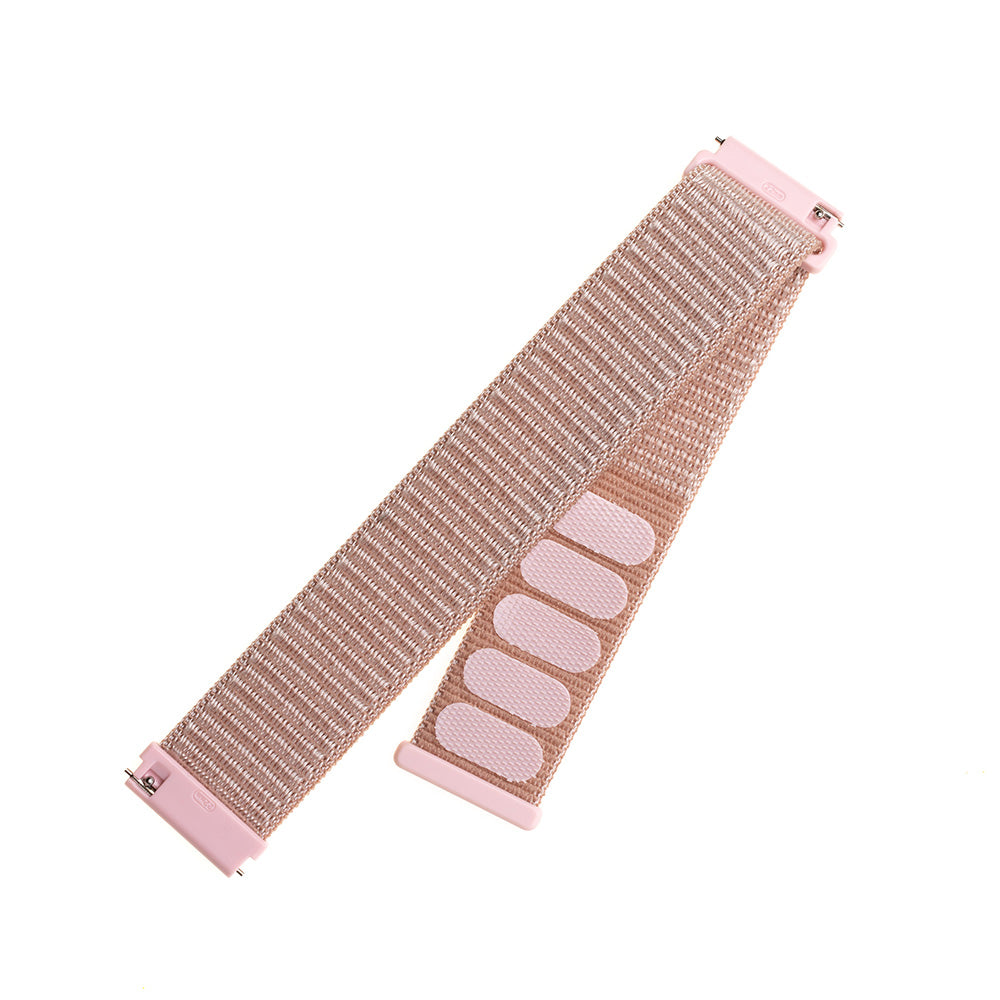 Fixed Nylon Strap for Samsung Galaxy Watch / Huawei Watch Series, 20mm, Rose Gold
