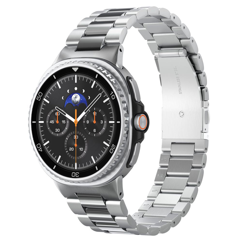 Spigen Modern Fit Strap for Samsung Galaxy Watch8 / Watch8 Classic Series, Silver AMP10120
