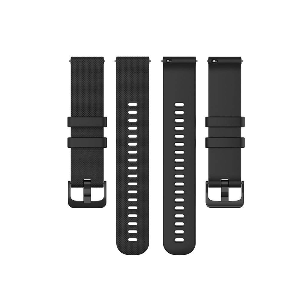 Techsuit W006 Strap for Samsung Galaxy Watch / Huawei Watch Series, 20mm, Black