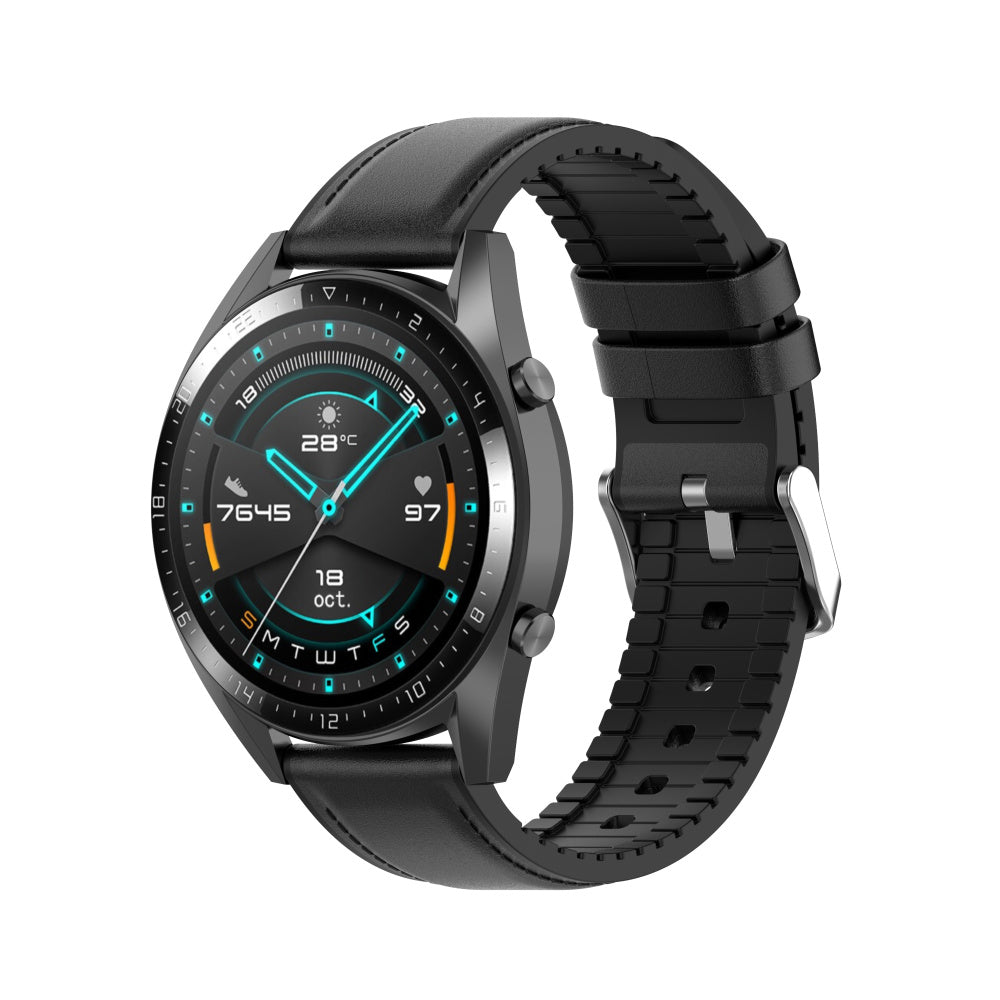 Techsuit W007 Strap for Samsung Galaxy Watch / Huawei Watch Series, 22mm, Black