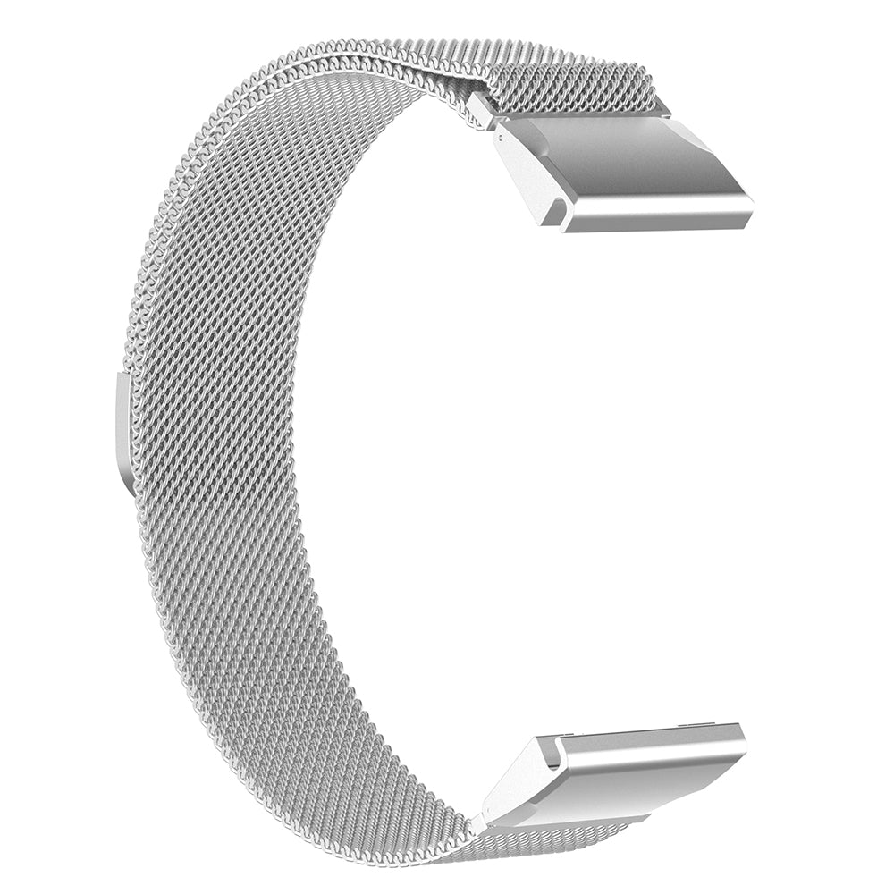 Techsuit W009 Strap for Garmin Instinct / Approach / Fenix Watch Series, 20mm, Silver