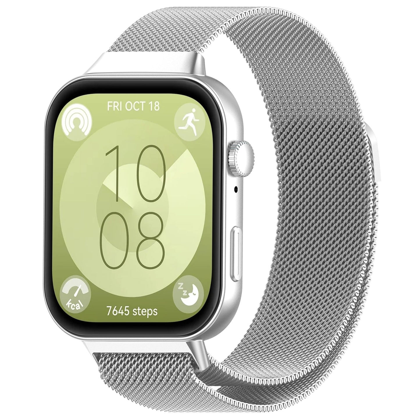 Techsuit W009 Strap for Huawei Watch Fit 4 Pro / Fit 4 / Fit 3, Silver