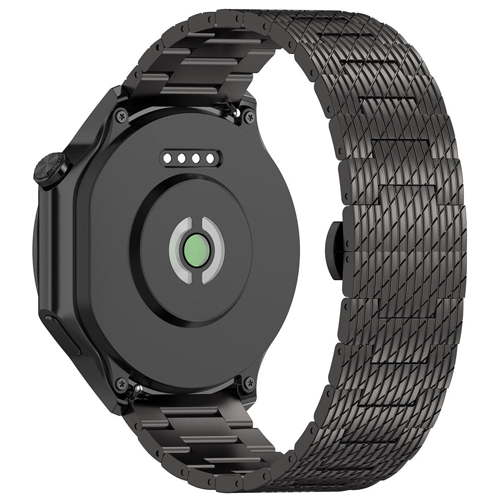 Techsuit W052 Strap for Samsung Galaxy Watch / Huawei Watch Series, 20mm, Black