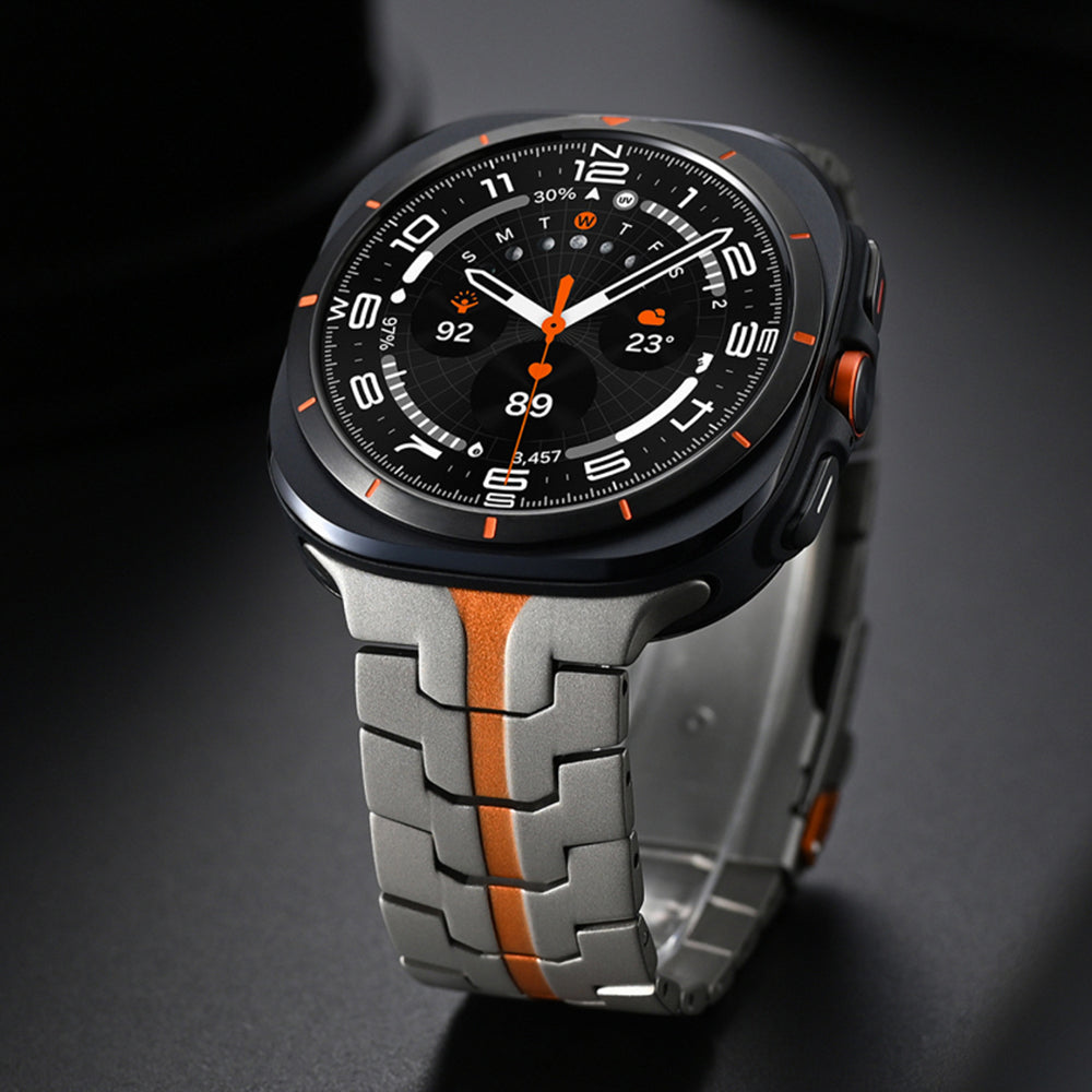 Techsuit W063 Strap for Samsung Galaxy Watch Ultra, Orange