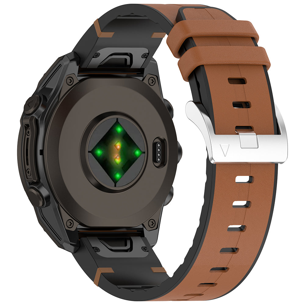 Techsuit W071 Strap for Garmin Instinct / Approach / Fenix Watch Series, 20mm, Brown