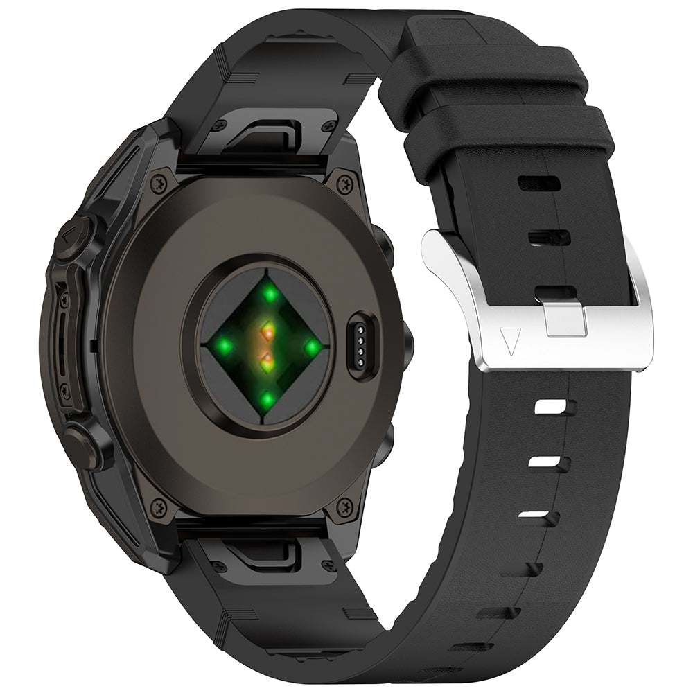 Techsuit W071 Strap for Garmin Watch Fenix Series, 26mm, Black