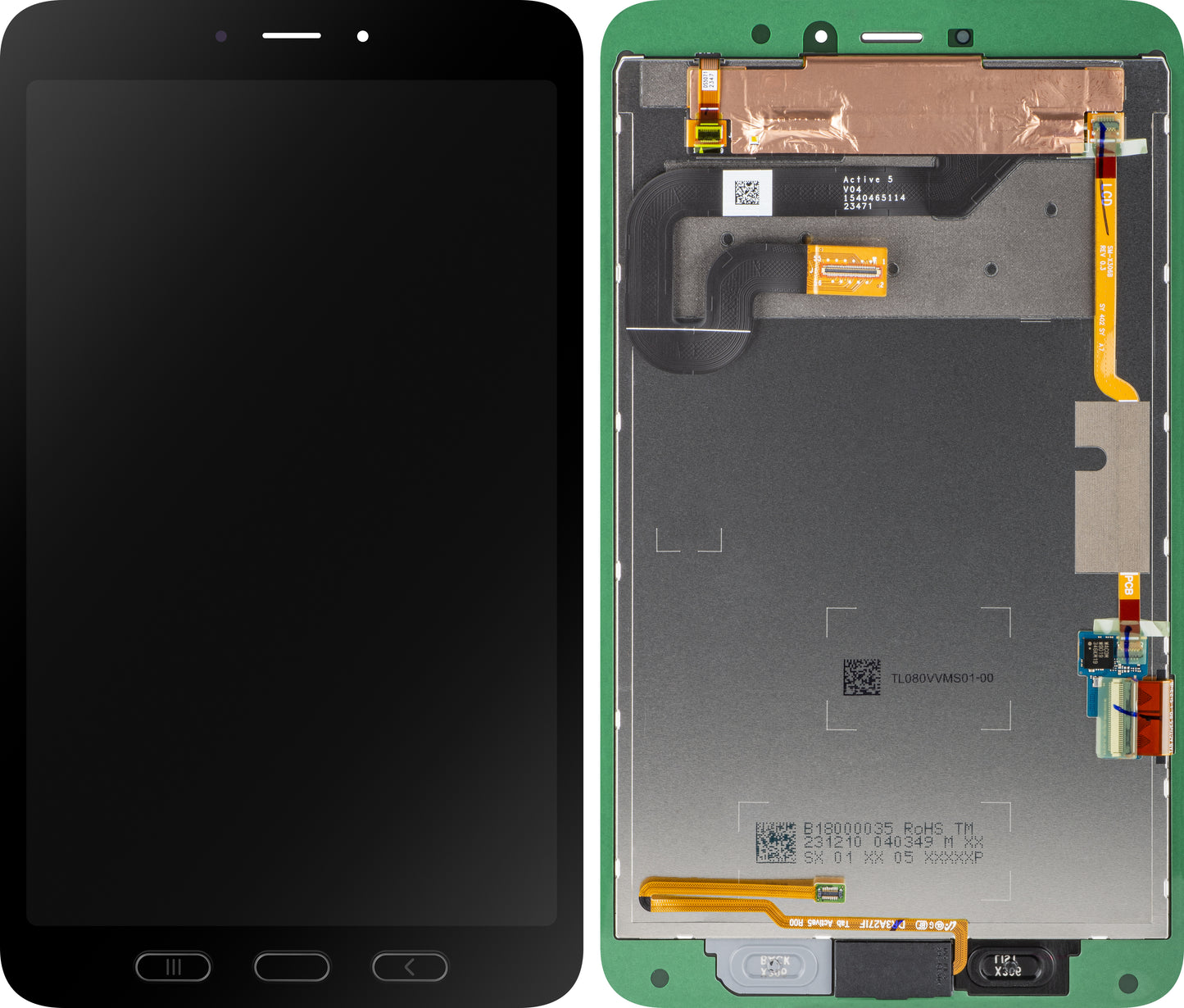 Samsung Galaxy Tab Active5 Display with Touchscreen, Service Pack GH82-33847A