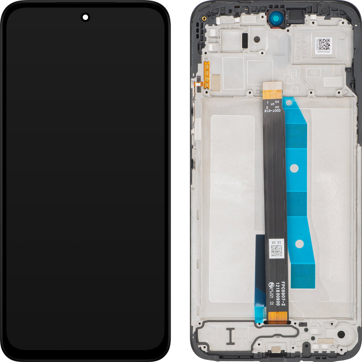 Xiaomi Redmi 15 5G Display with Touchscreen, with Frame, Black, Service Pack 56002600O1900