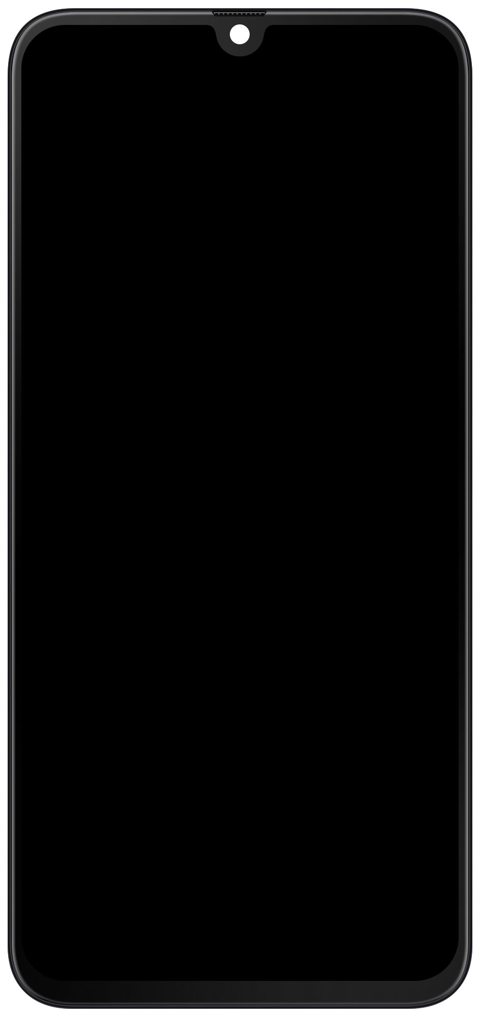 Touchscreen Display Samsung Galaxy A70 A705, with Frame, Black, Service Pack GH82-19747A