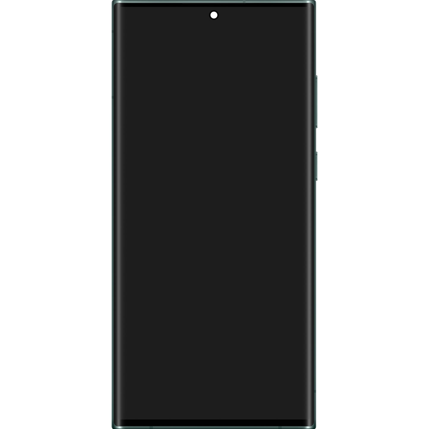 Touchscreen Display Samsung Galaxy S22 Ultra 5G S908, with Frame, Green, Service Pack GH82-27488D