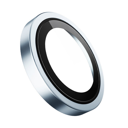 Blueo Metal Frame Rear Camera Protection Film for Apple iPhone 17 Air, Tempered Glass, Blue