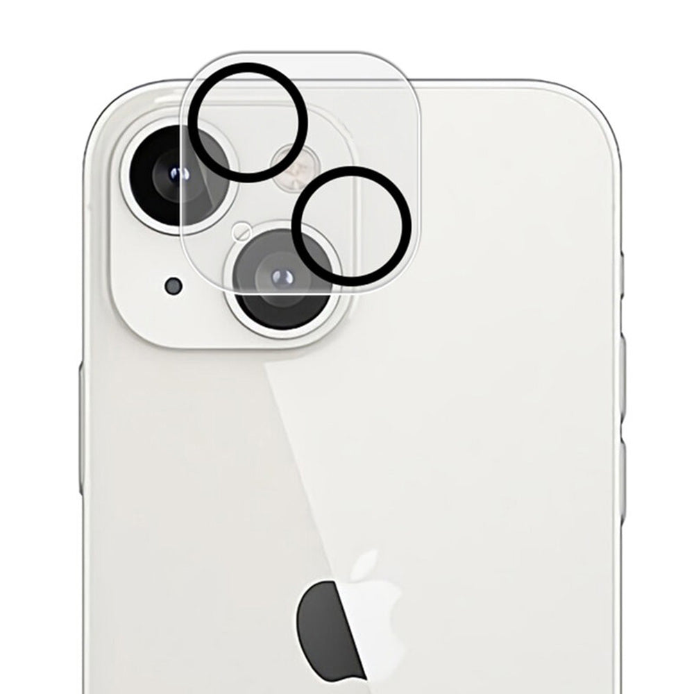 Lito S+ Rear Camera Protective Film for Apple iPhone 14 Plus / 14, Tempered Glass, Black