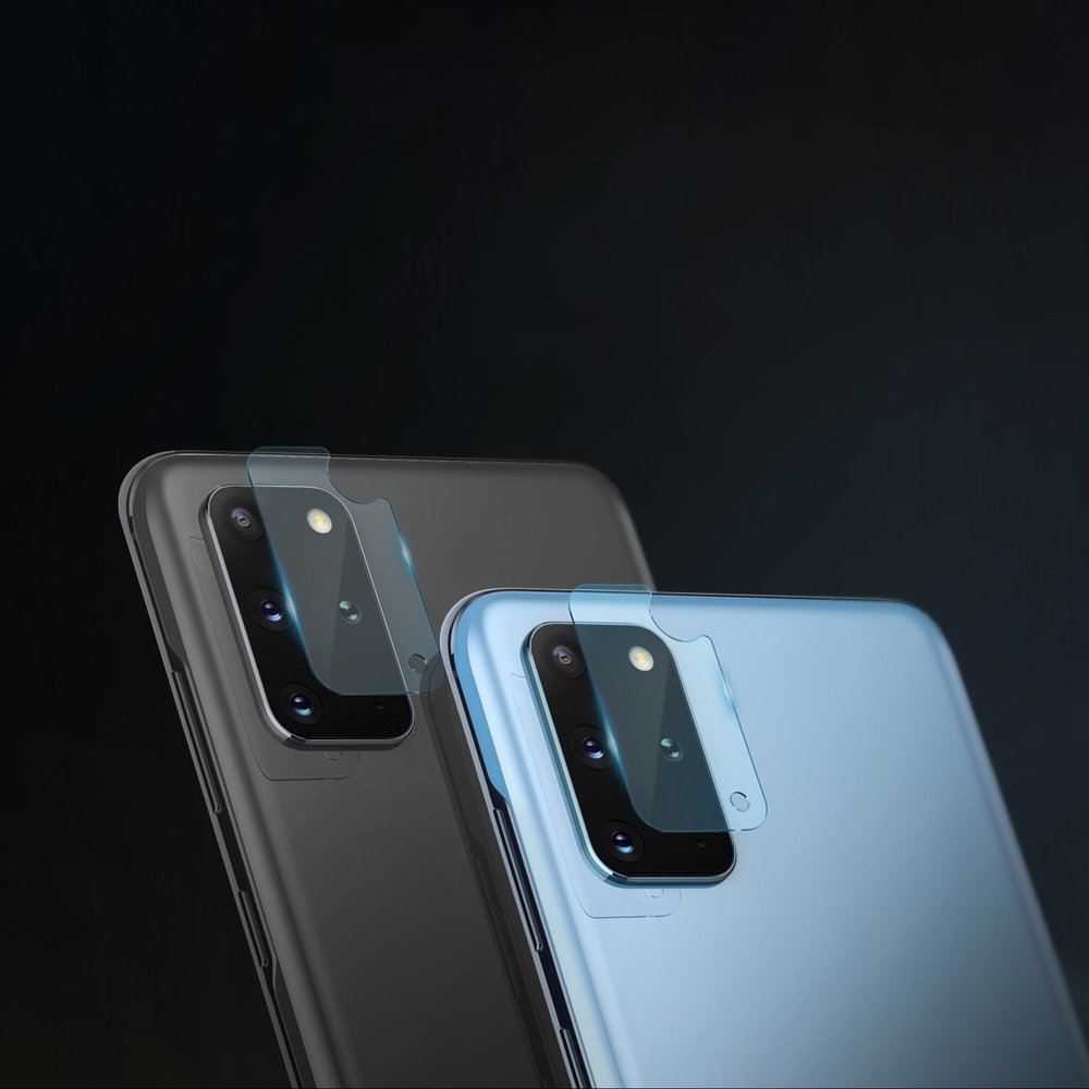 Ringke IDGL Rear Camera Protective Film for Samsung Galaxy S20+ 5G G986 / S20+ G985, Tempered Glass, Set of 3 Pieces, Transparent