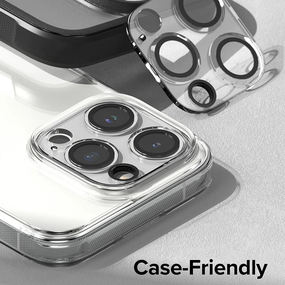 Ringke Rear Camera Protective Film for Apple iPhone 15 Pro, Tempered Glass, Set of 2 Pieces, Transparent