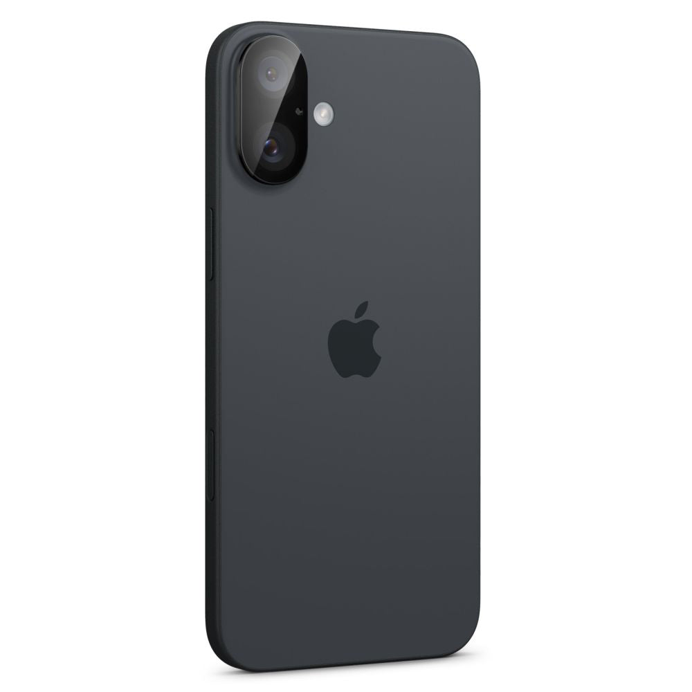 Spigen GlastR Optik Rear Camera Protector for Apple iPhone 16 Plus / 16, Tempered Glass, Set of 2 pieces, Black AGL07922
