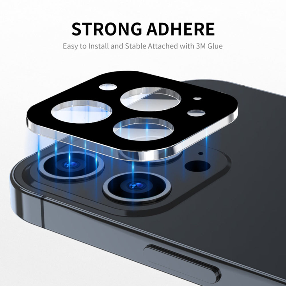 Techsuit Rear Camera Protection Film for Apple iPhone 17 Air, Tempered Glass, Black