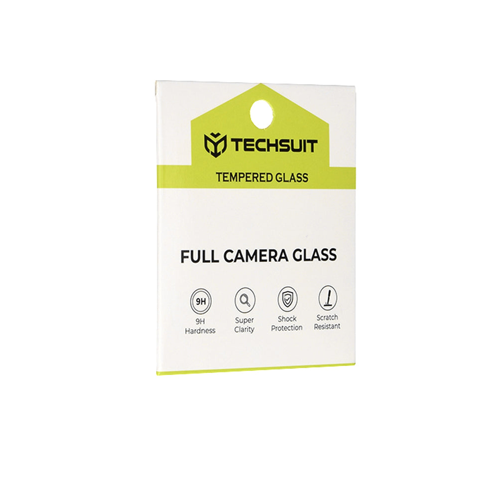 Techsuit Rear Camera Protective Film for Samsung Galaxy A56 A566, Tempered Glass, Black