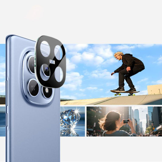 Techsuit Rear Camera Protection Film for Xiaomi Poco M8 / Redmi Note 15 5G, Tempered Glass, Black