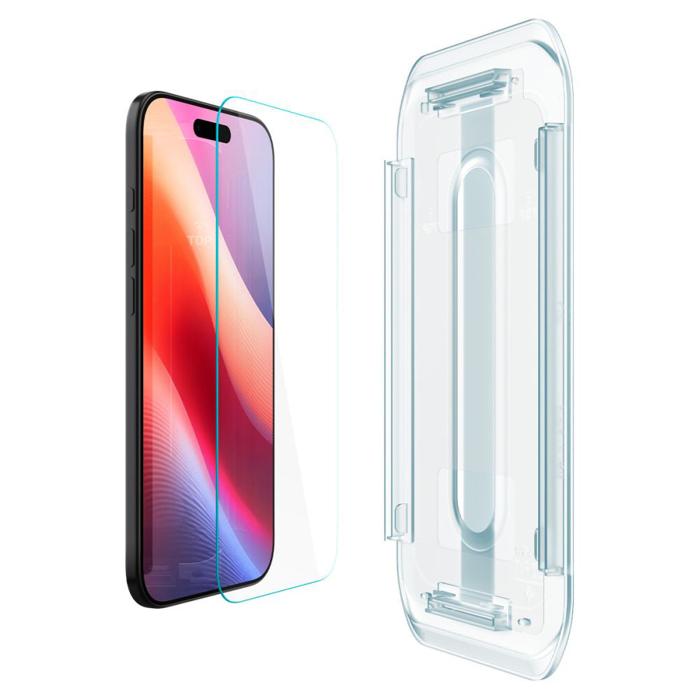 Spigen GlastR EZ FIT Screen Protector for Apple iPhone 17 Air, Tempered Glass, Full Glue, Set of 2 pieces AGL09861