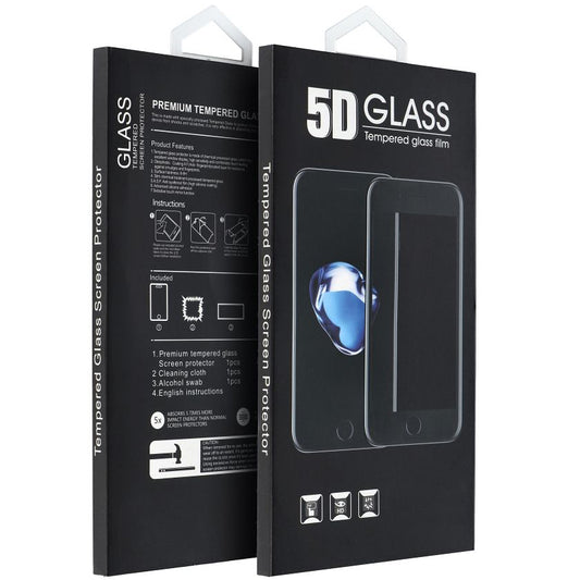 OEM Screen Protector for Apple iPhone 16 Pro Max, Shielded Glass, Full Glue, 5D, Black