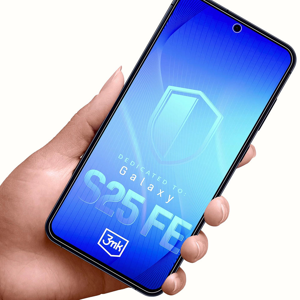 3MK FlexibleGlass Screen Protector for Samsung Galaxy S25 FE, Flexible Glass, Full Glue